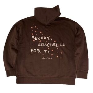 Ivan Cornejo Hoodie XL Brown‎ Astronaut Coachella'25 Exclusive NEW *spots